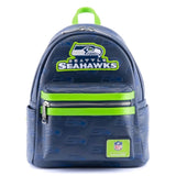 Loungefly NFL Seattle Seahawks Logo Mini Backpack - Radar Toys