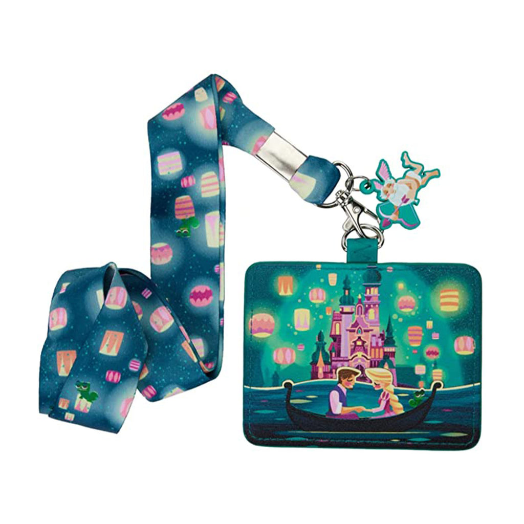 Loungefly Disney Tangled Lanterns ID Cardholder Lanyard