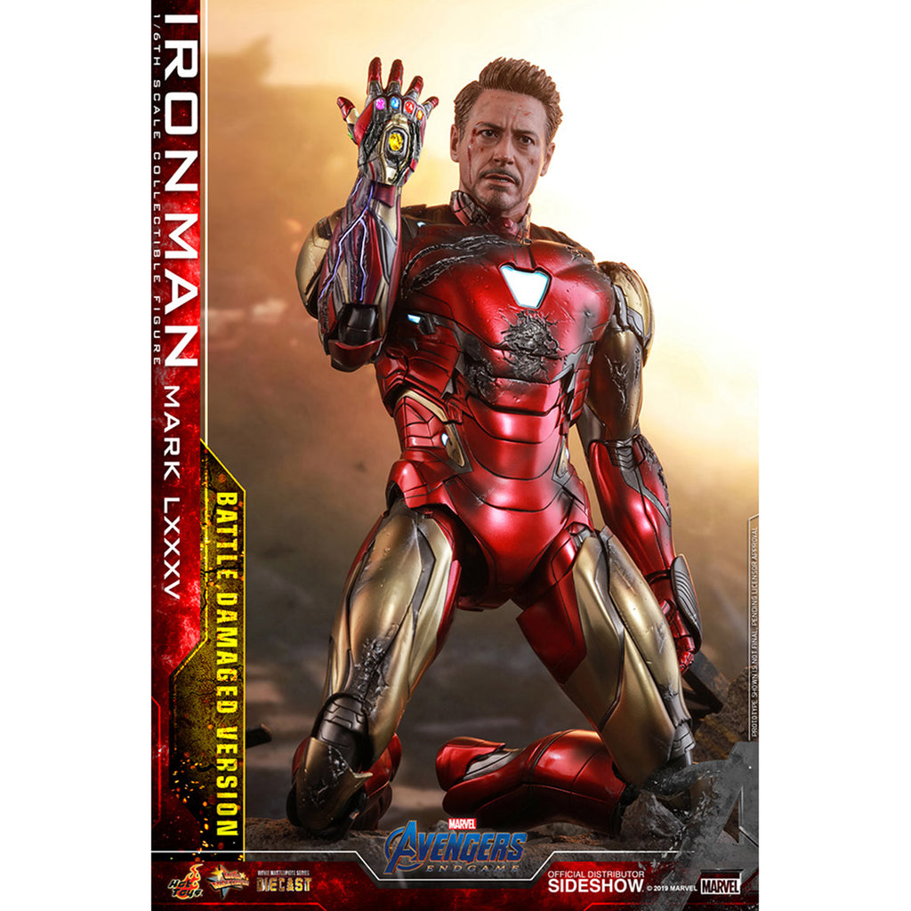 Hot Toys Marvel Iron Man Mark LXXXV Battle Damaged Version Sixth Scale Figure