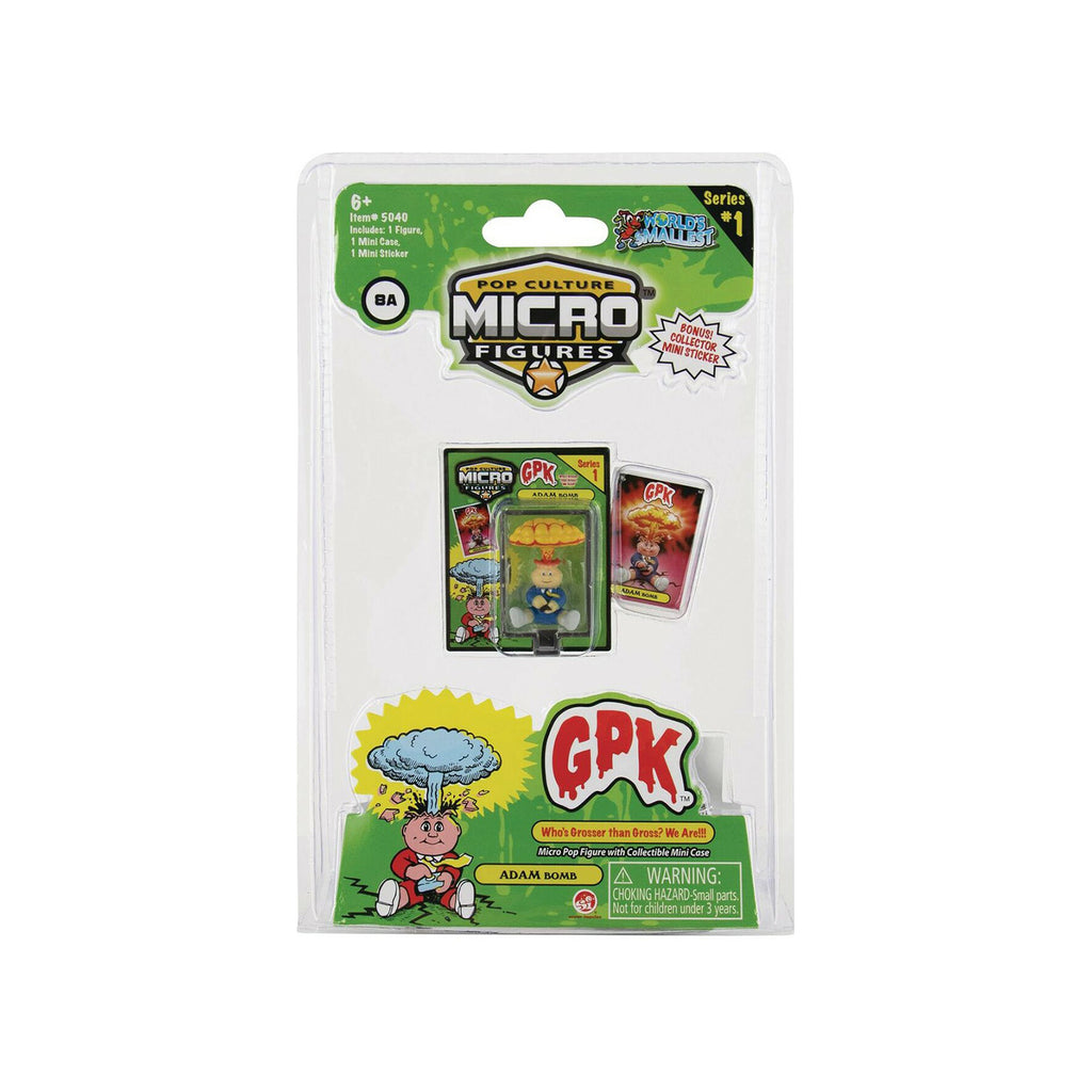 World's Smallest Micro Figures Garbage Pail Kids Adam Bomb Action Figure