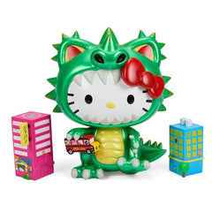 Kidrobot Sanrio Hello Kitty Kaiju Cosplay Metalic Paint 8 Inch Collectible Figure - Radar Toys