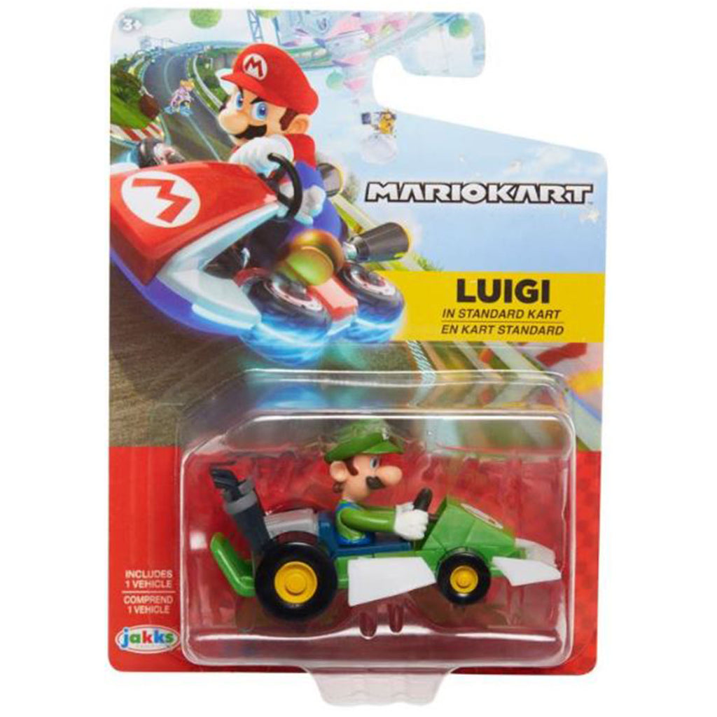 Super Mario Kart Luigi Standard Kart Figure