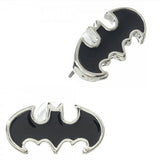 Batman Black Enamel Fill Necklace Earrings Jewelry Set - Radar Toys