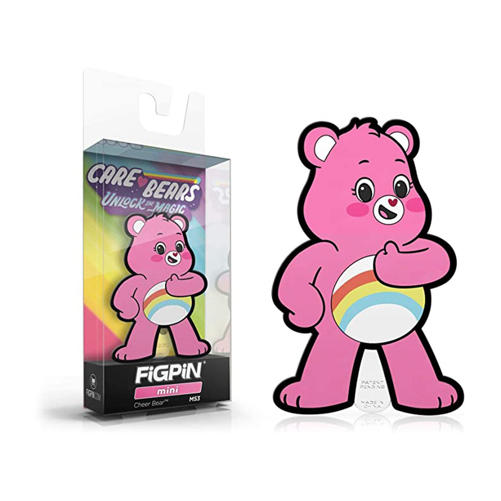 Figpin Mini Care Bears Unlock Magic Cheer Bear Collectible Pin #M53