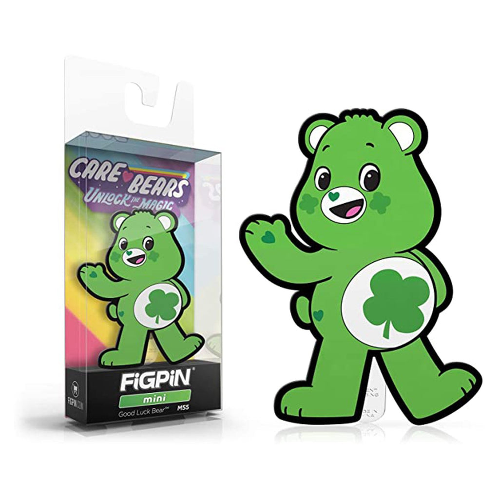 Figpin Mini Care Bears Unlock Magic Good Luck Bear Collectible Pin #M55