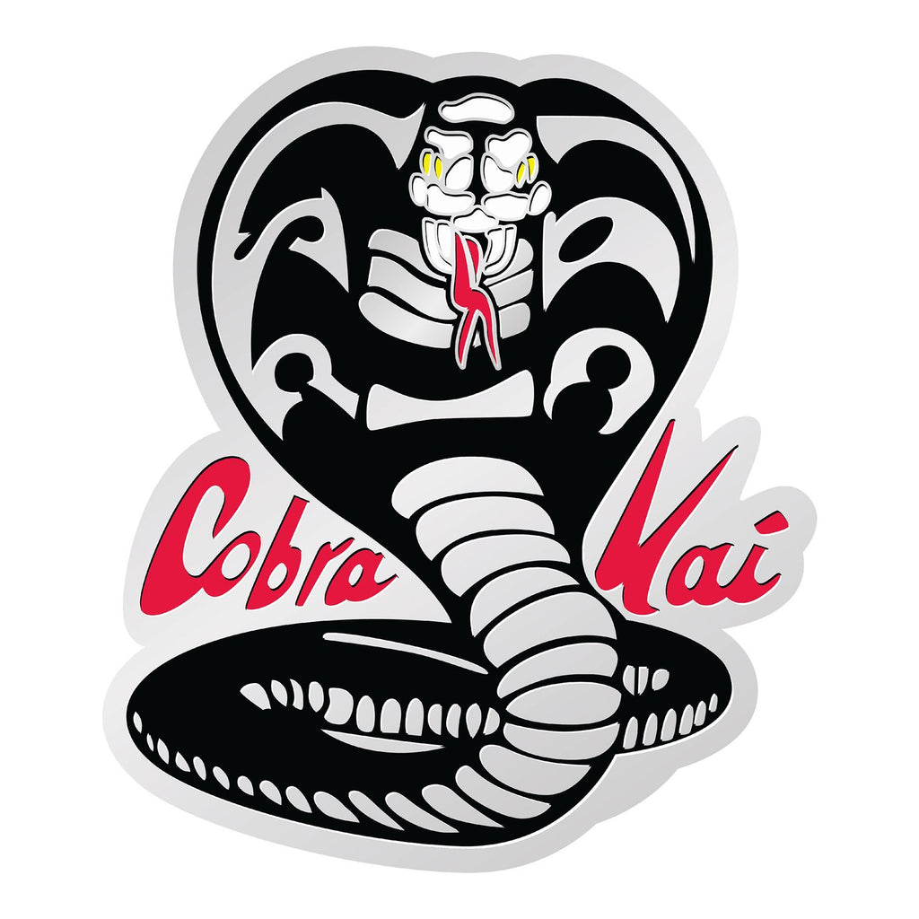 Karate Kid Cobra Kai Logo Silver Enamel Pin