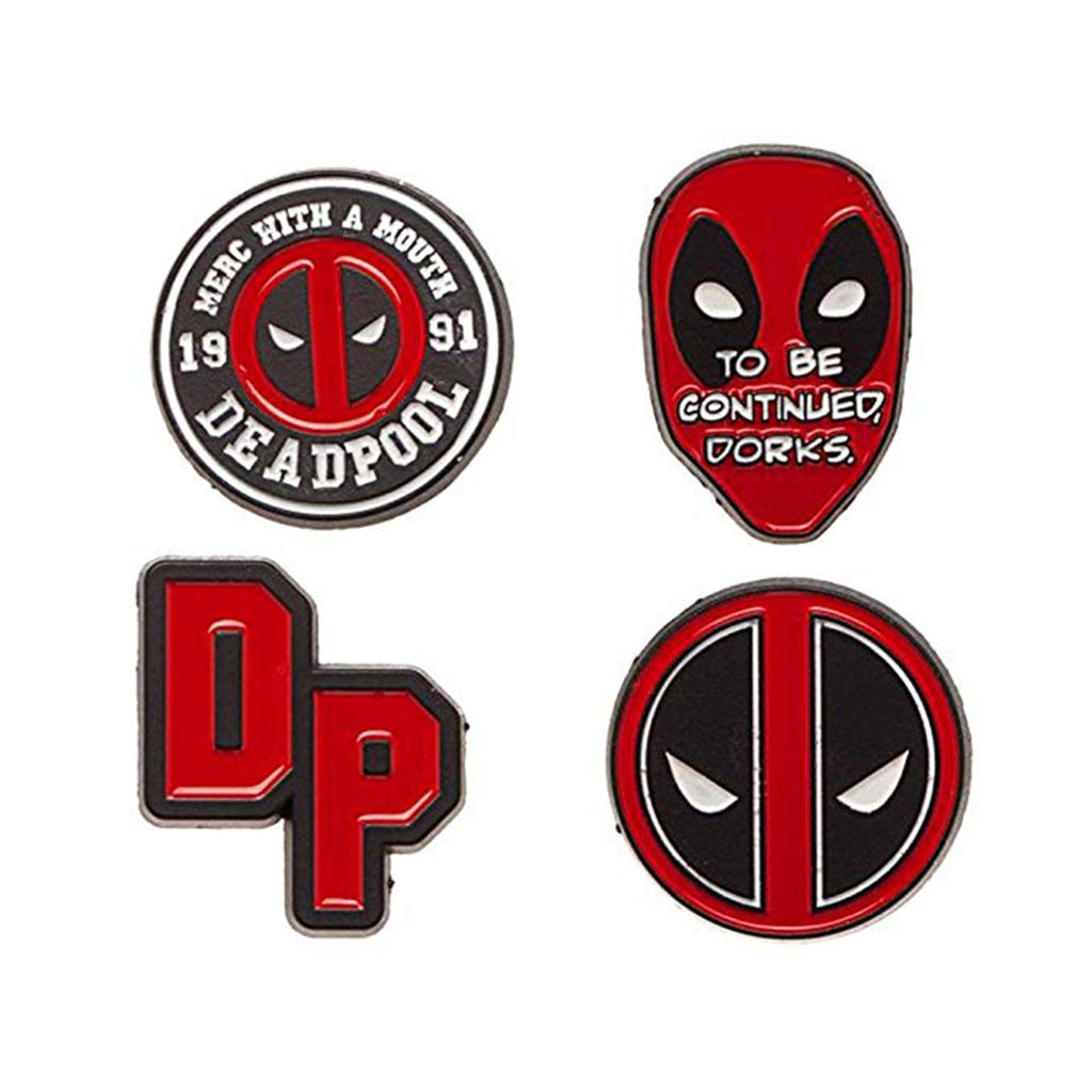 Marvel Deadpool Lapel Pin 4 Piece Set
