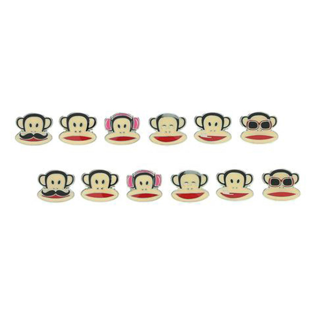 Paul Frank Julius Face Earrings 6 Piece Set