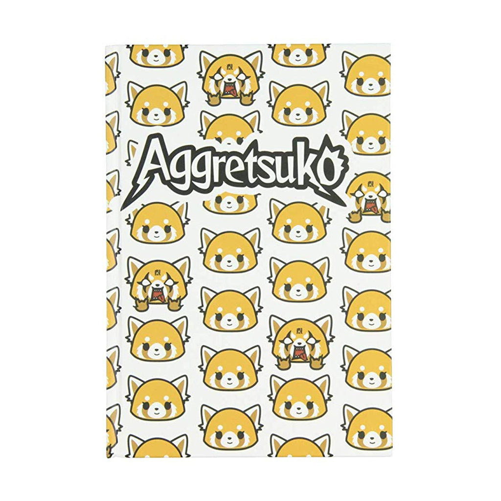 Aggrestsuko Faces Hard Cover Journal
