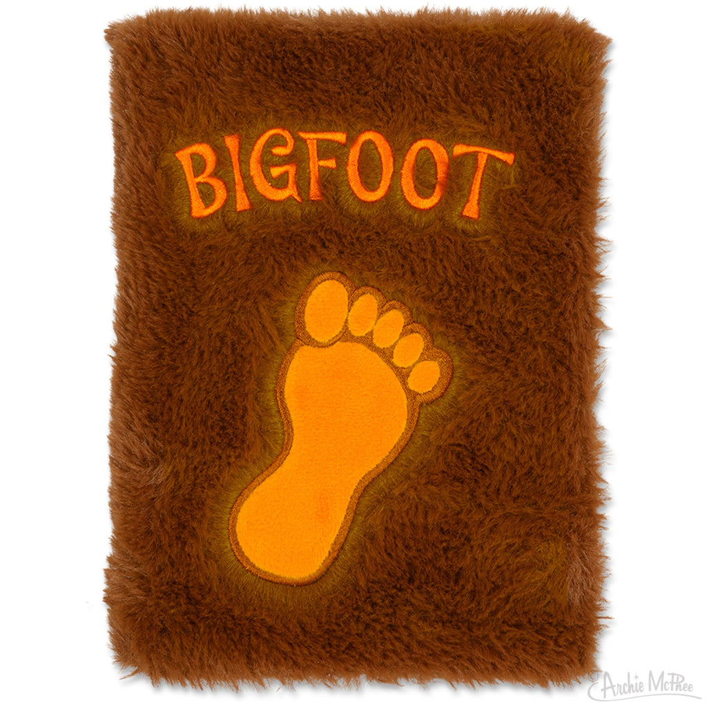 Archie McPhee Fuzzy Bigfoot Notebook