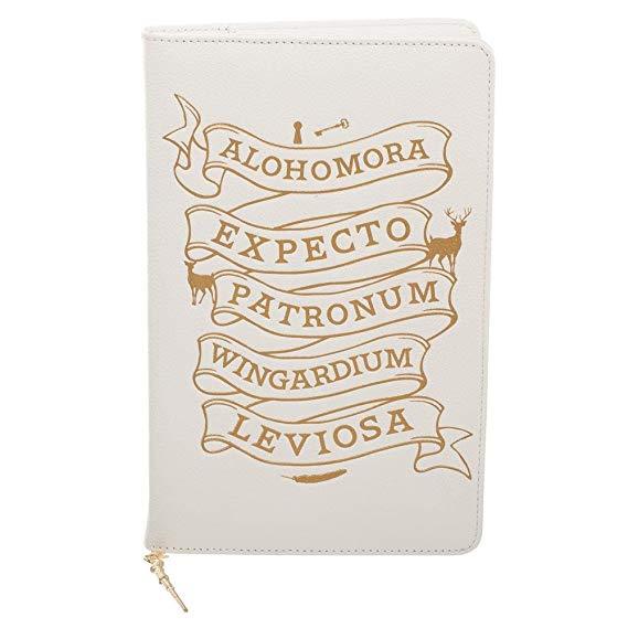 Harry Potter Spells White Travel Journal