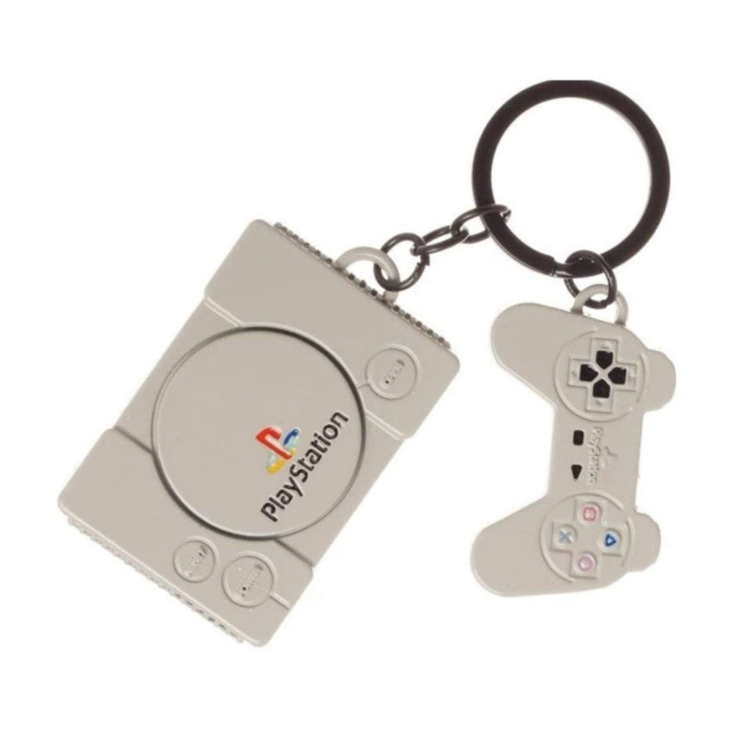 Bioworld Playstation Original Console With Controller Keychain