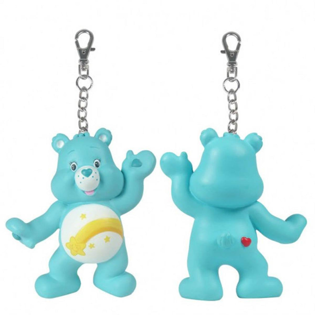 Care Bears Share a Bear Series 2 Blue Wish Bear Says Hi Keychain