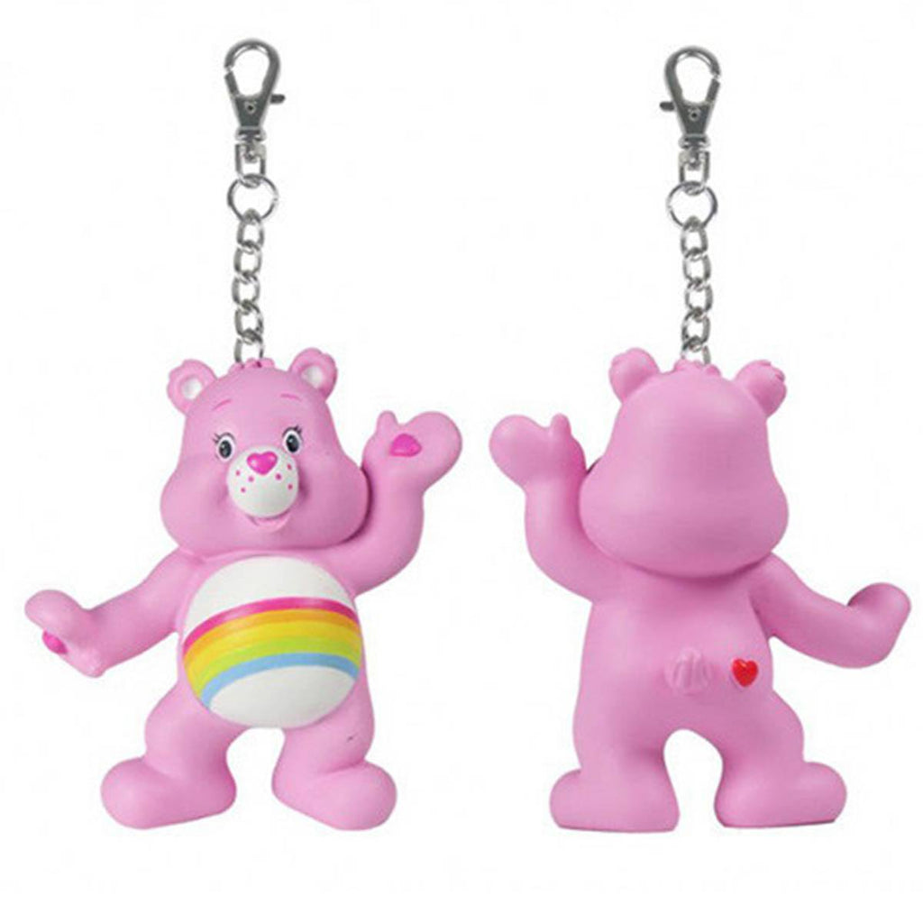 Care Bears Share a Bear Series 2 Pink Cheer Bear Says Hi Keychain