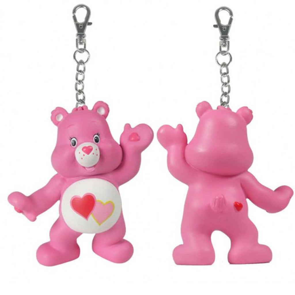Care Bears Share a Bear Series 2 Pink Love-a-lot Bear Says Hi Keychain