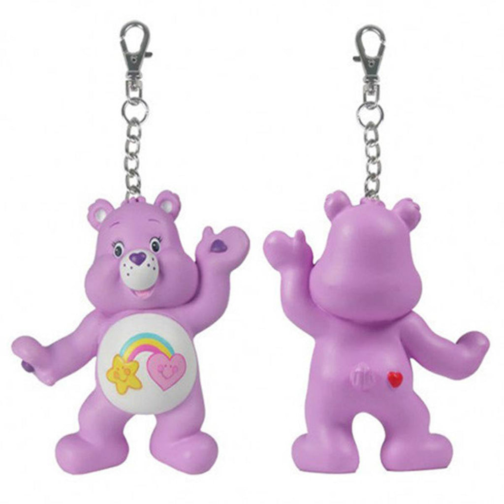 Care Bears Share a Bear Series 2 Purple Best Friend Bear Says Hi Keychain