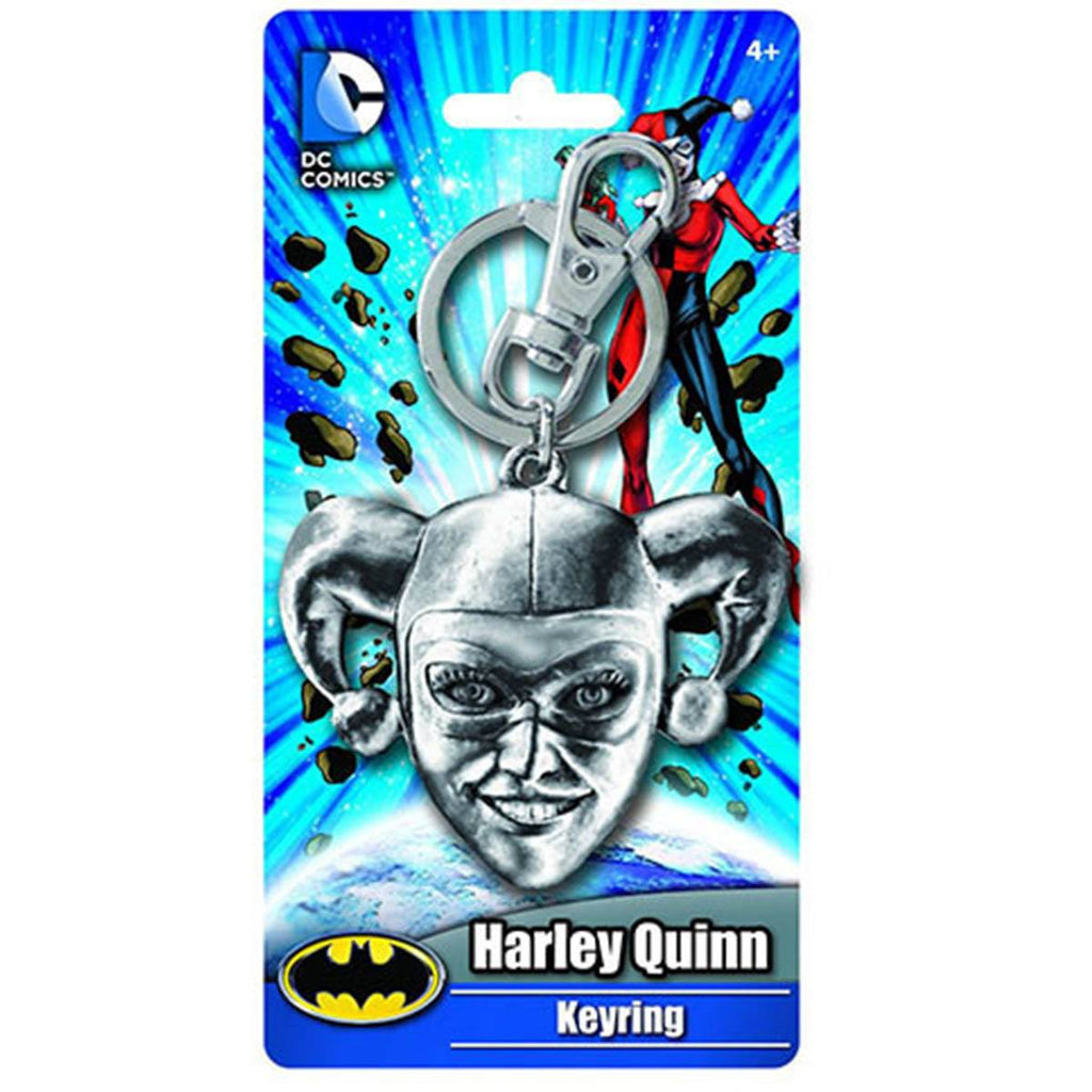 DC Comics Batman Harley Quinn Head Keychain