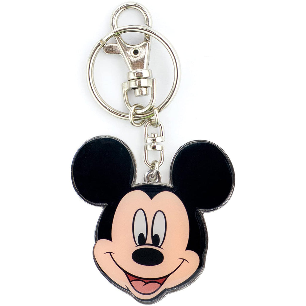Disney Mickey Mouse Two Sided Expressions Colored Metal Keychain