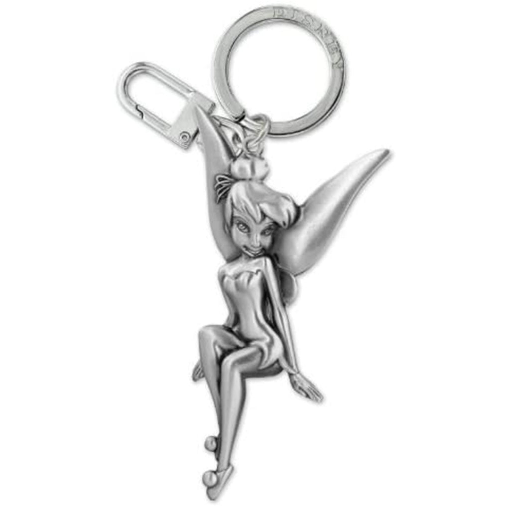 Disney Tinker Bell Sitting Metal Keychain