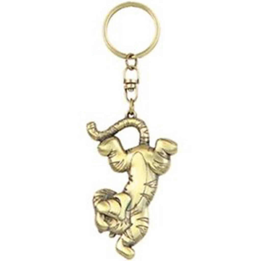 Disney Winnie The Pooh Tigger Brass Figure Keychain