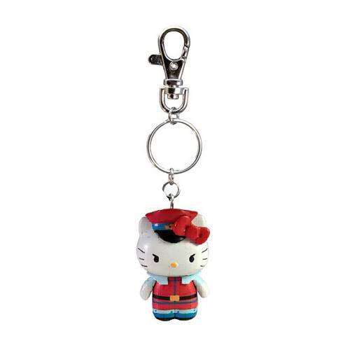 Hello Kitty Street Fighter M Bison Figure Keychain