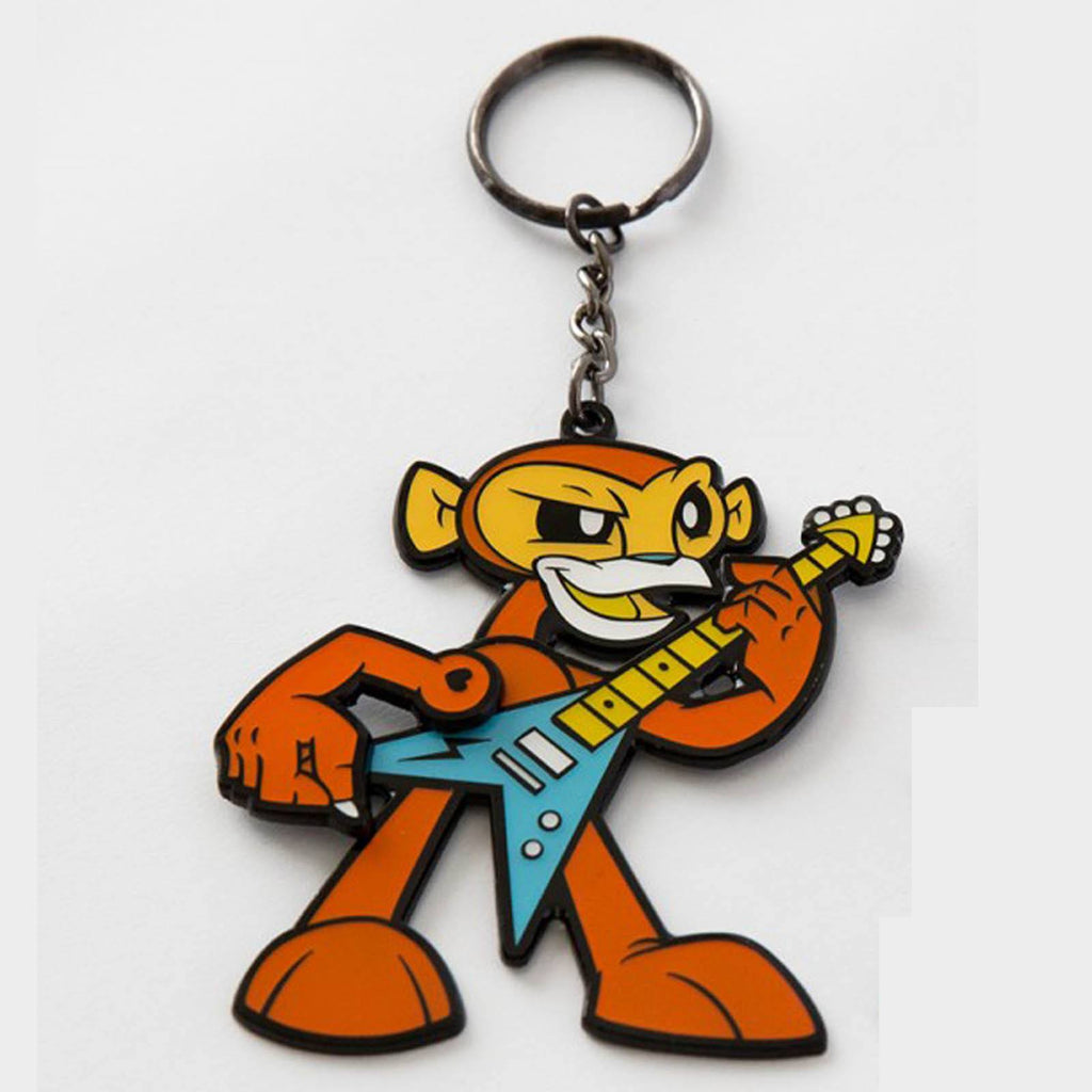 Joe Ledbetter Rockin' Monkey Orange Figure Metal Keychain - Radar Toys