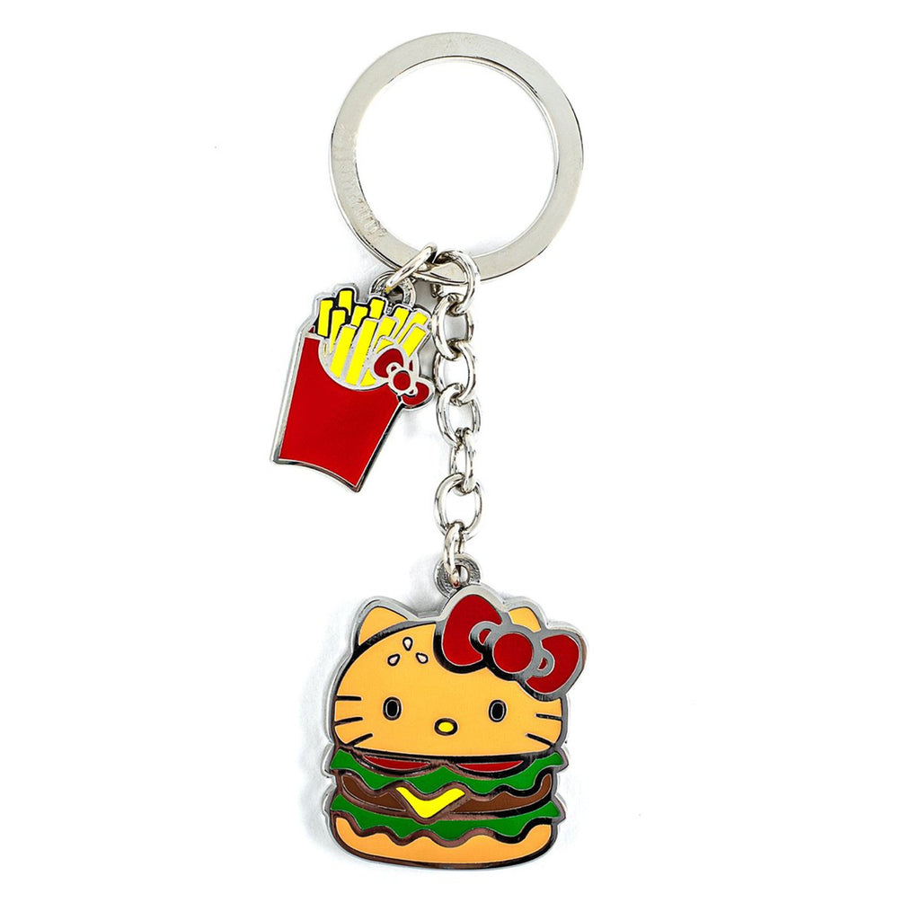 Loungefly Sanrio Hello Kitty Burger 2.5 Inch Enamel Keychain
