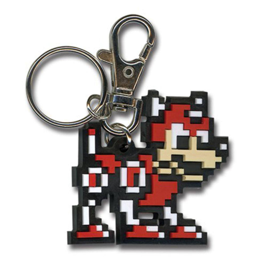 Mega Man 10 Retro 8Bit Style Rush Keychain