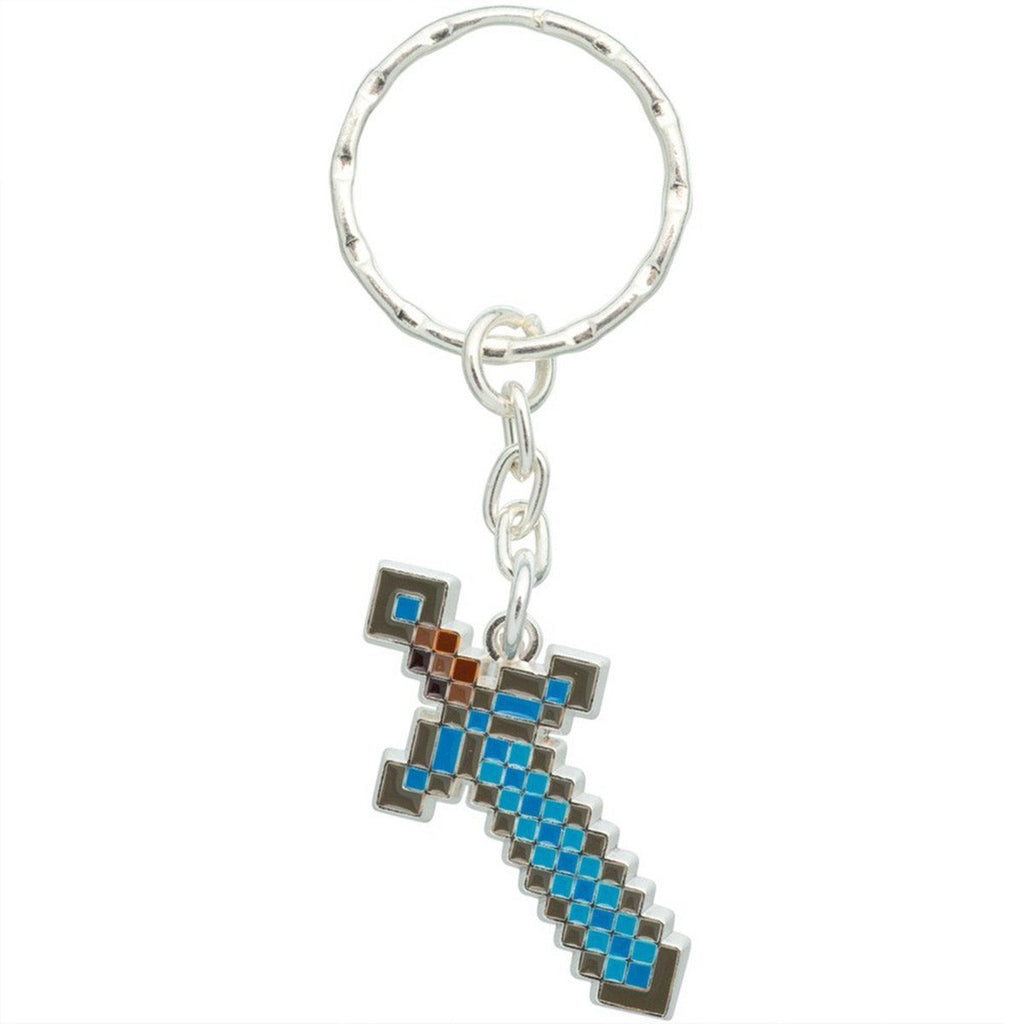 Minecraft Diamond Sword Keychain