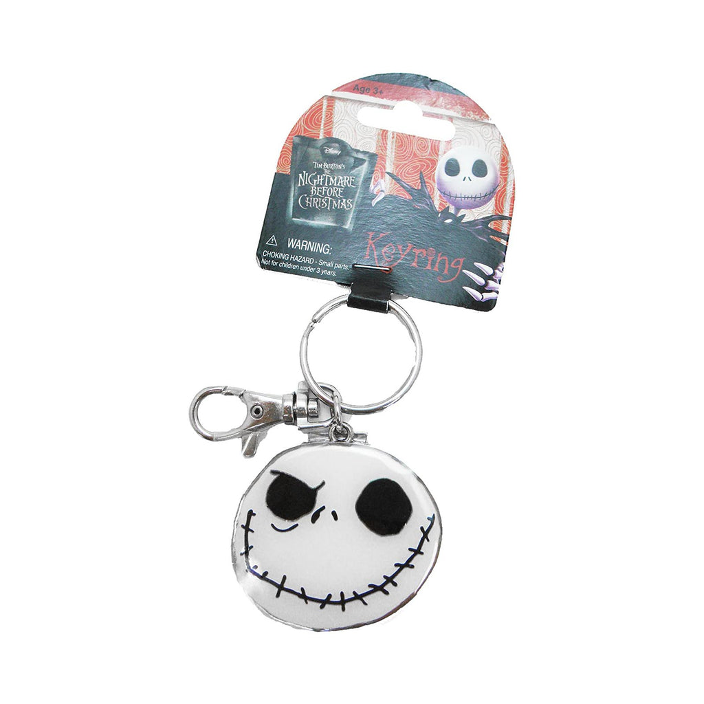 Nightmare Before Christmas Jack Good & Bad Day Colored Metal Keychain