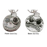 Nightmare Before Christmas Jack Good & Bad Day Metal Keychain - Radar Toys