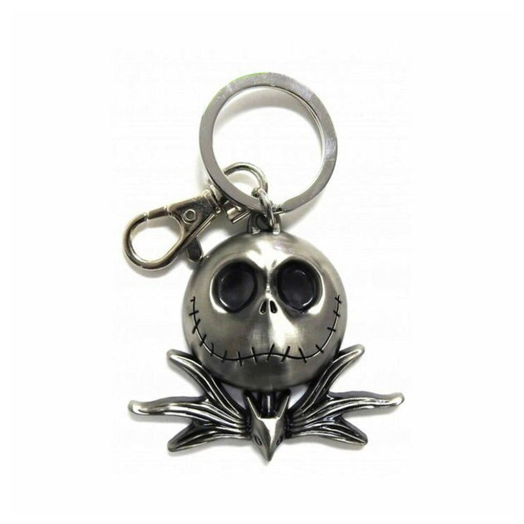 Nightmare Before Christmas Jack Head Metal Keychain