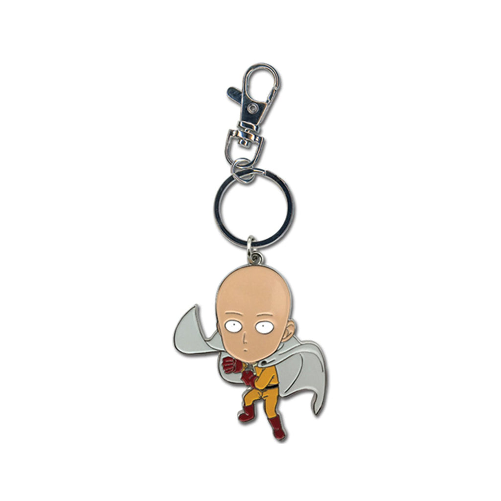 One Punch Man S2 Saitama Ready Pose Metal Keychain