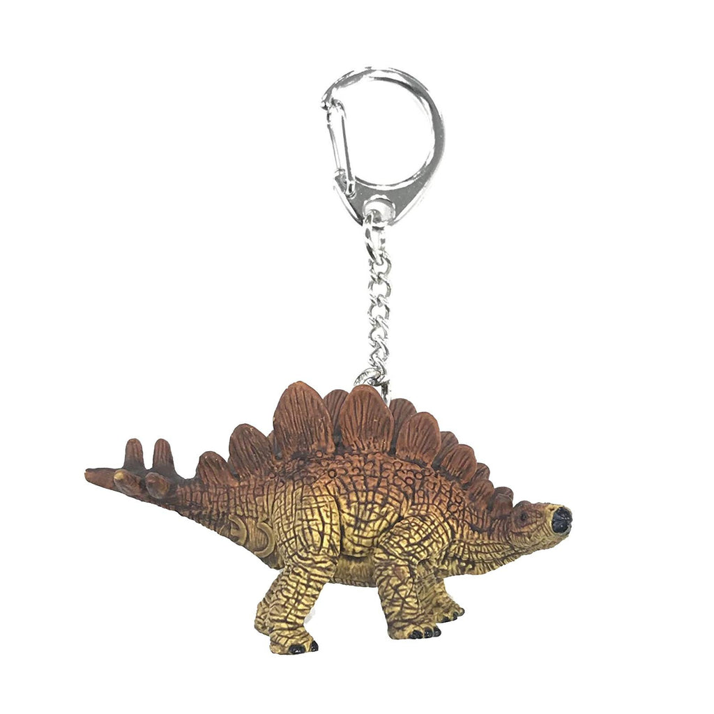 Schleich Stegosaurus Dinosaur Figure Keychain