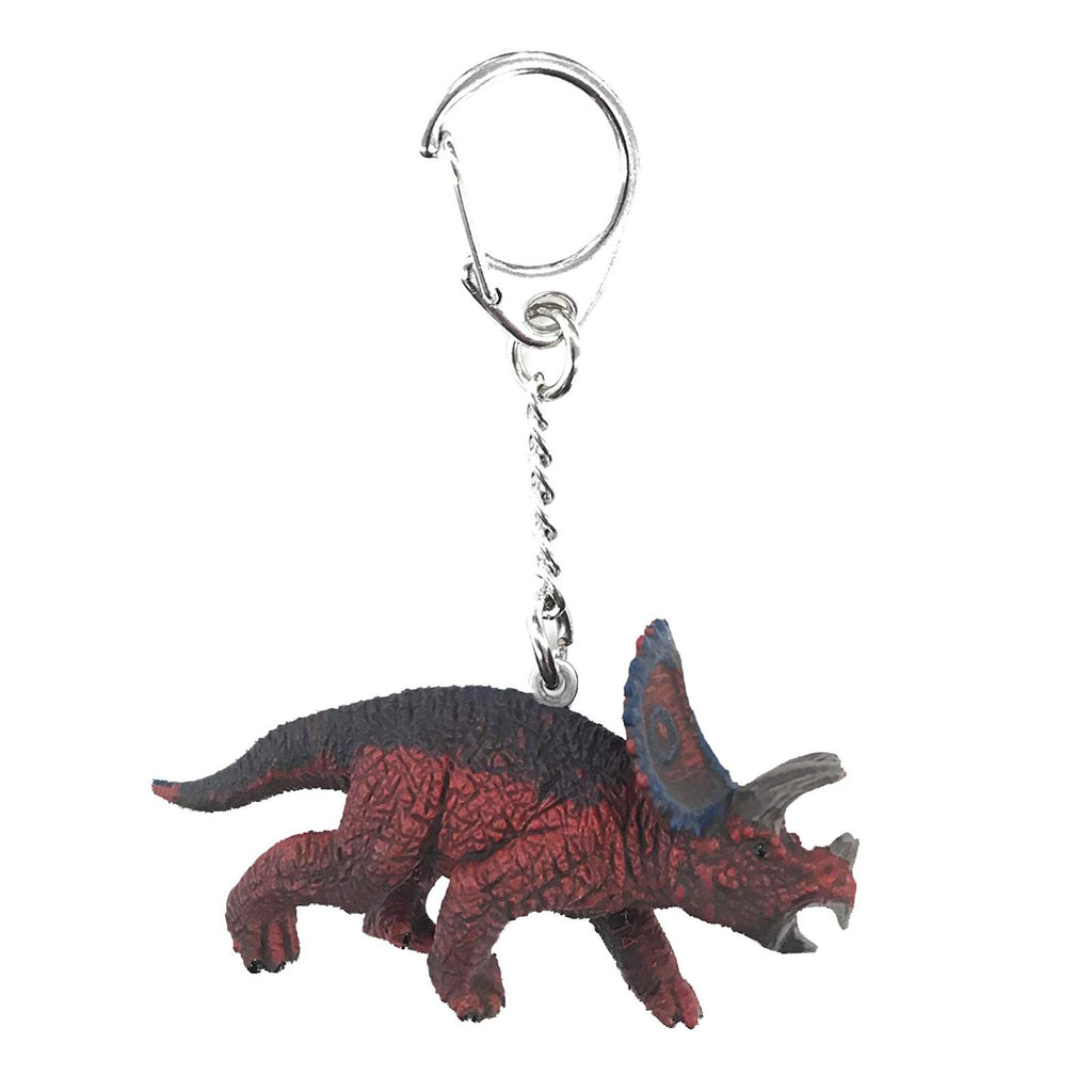 Schleich Triceratops Dinosaur Figure Keychain