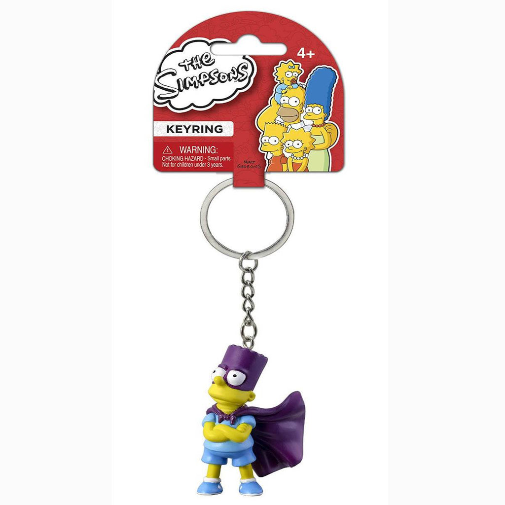 Simpsons Bart In Costume Figure Keychain - Radar Toys