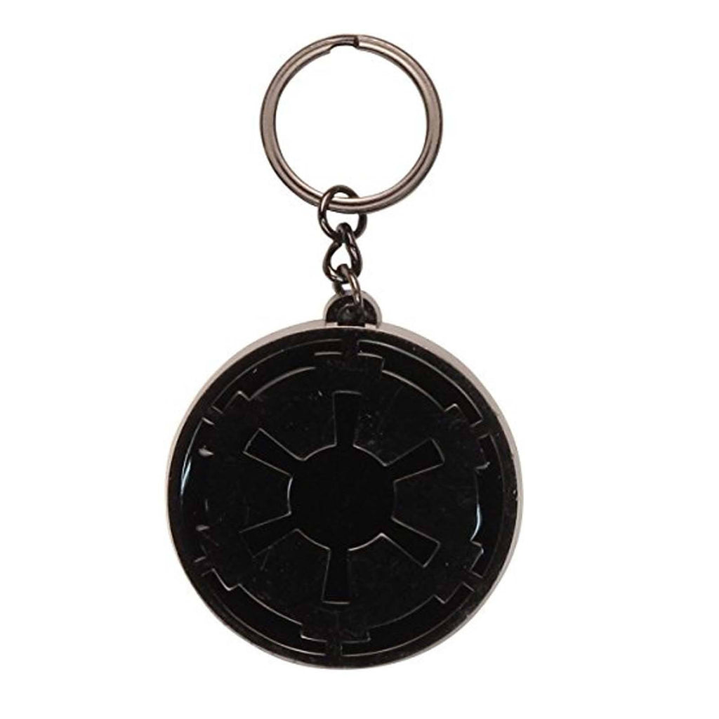 Star Wars Imperial Logo Black Gunmetal Keychain
