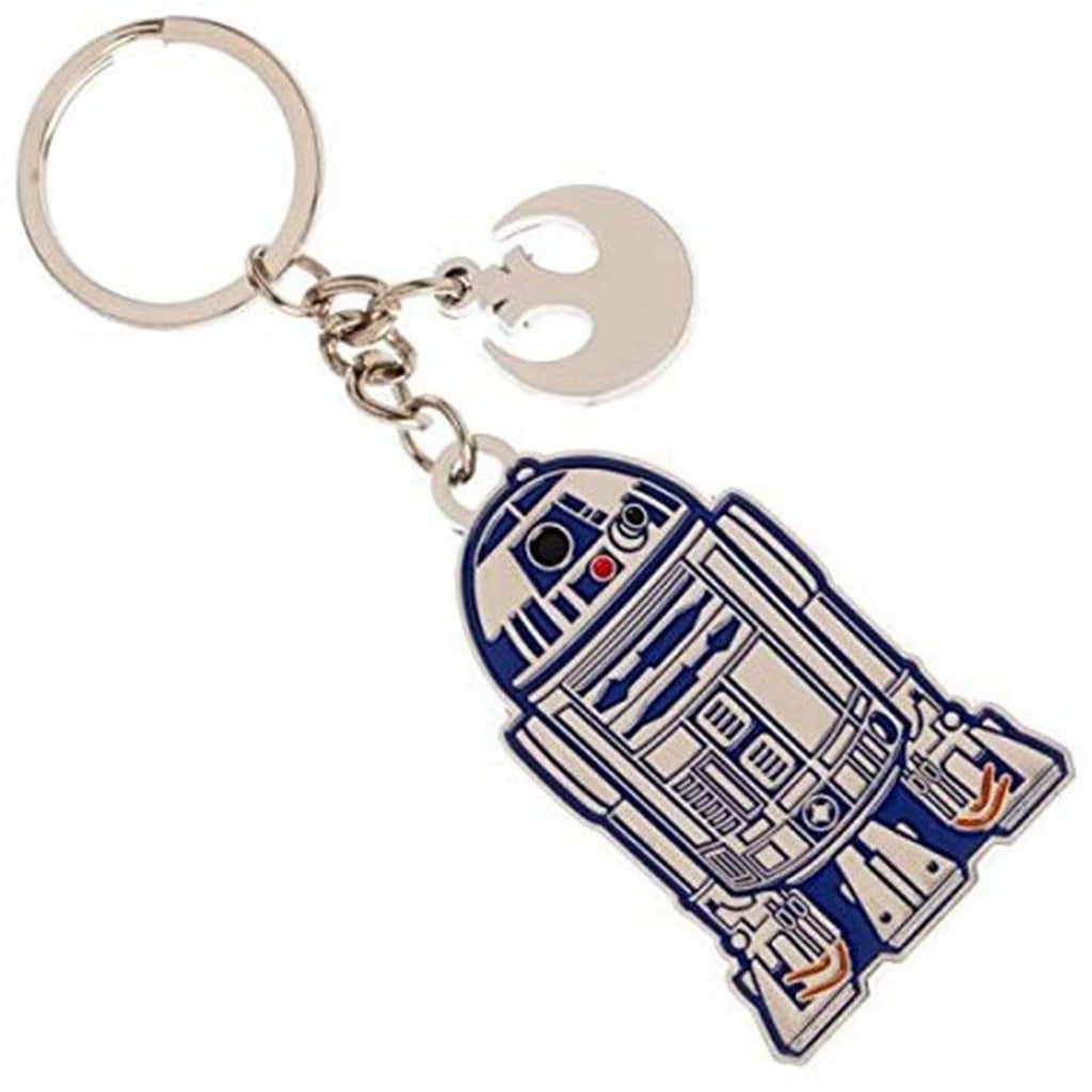 Star Wars R2-D2 Blue Metal Keychain