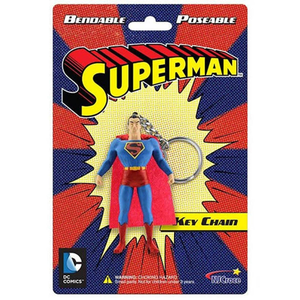 Superman Bendable Keychain Figure