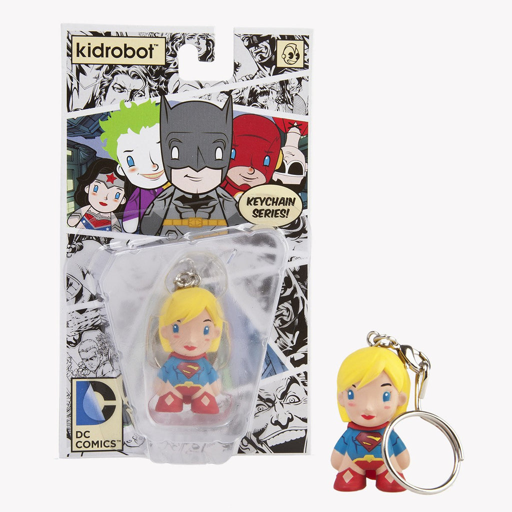 Kidrobot DC Comics Supergirl Vinyl Figure Keychain