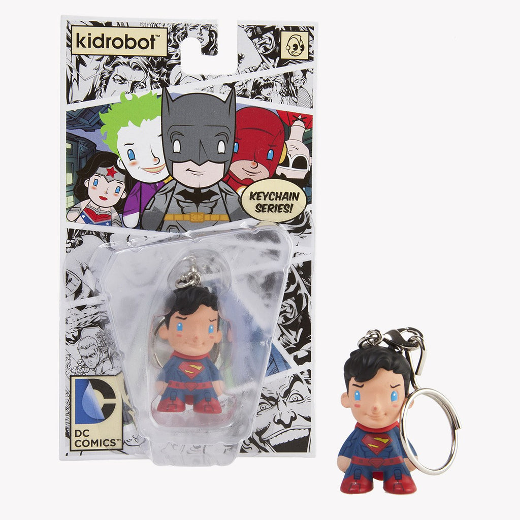 Kidrobot DC Comics Superman Vinyl Figure Keychain
