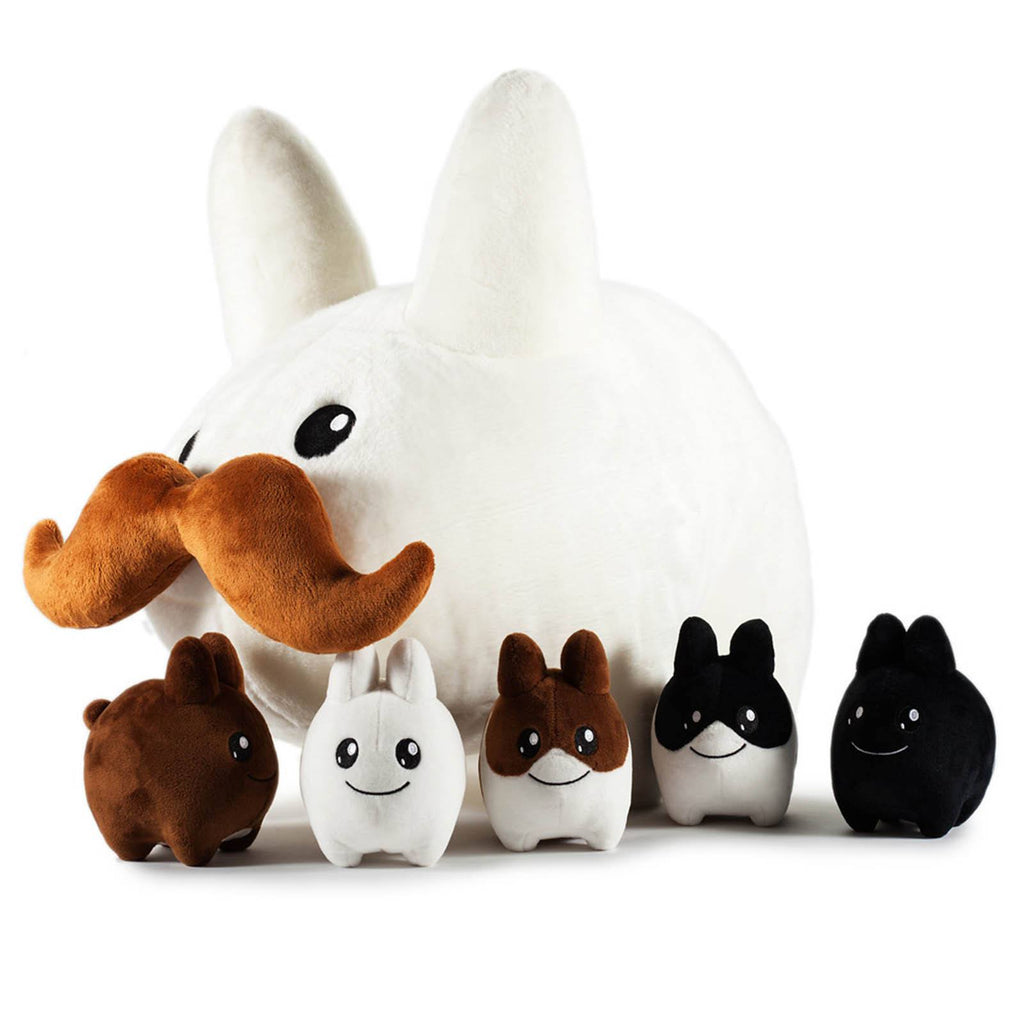 Kidrobot White Labbit 24 Inch With Littons Plush Figures