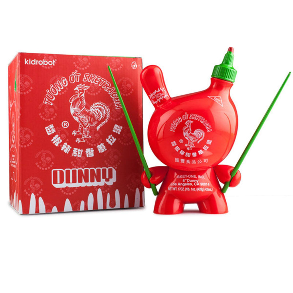 Kidrobot Dunny Sketracha Sket One Full Sriracha 8 Inch Vinyl Figure - Radar Toys