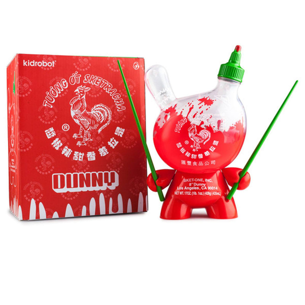 Kidrobot Dunny Sketracha Sket One Sriracha 8 Inch Vinyl Figure - Radar Toys