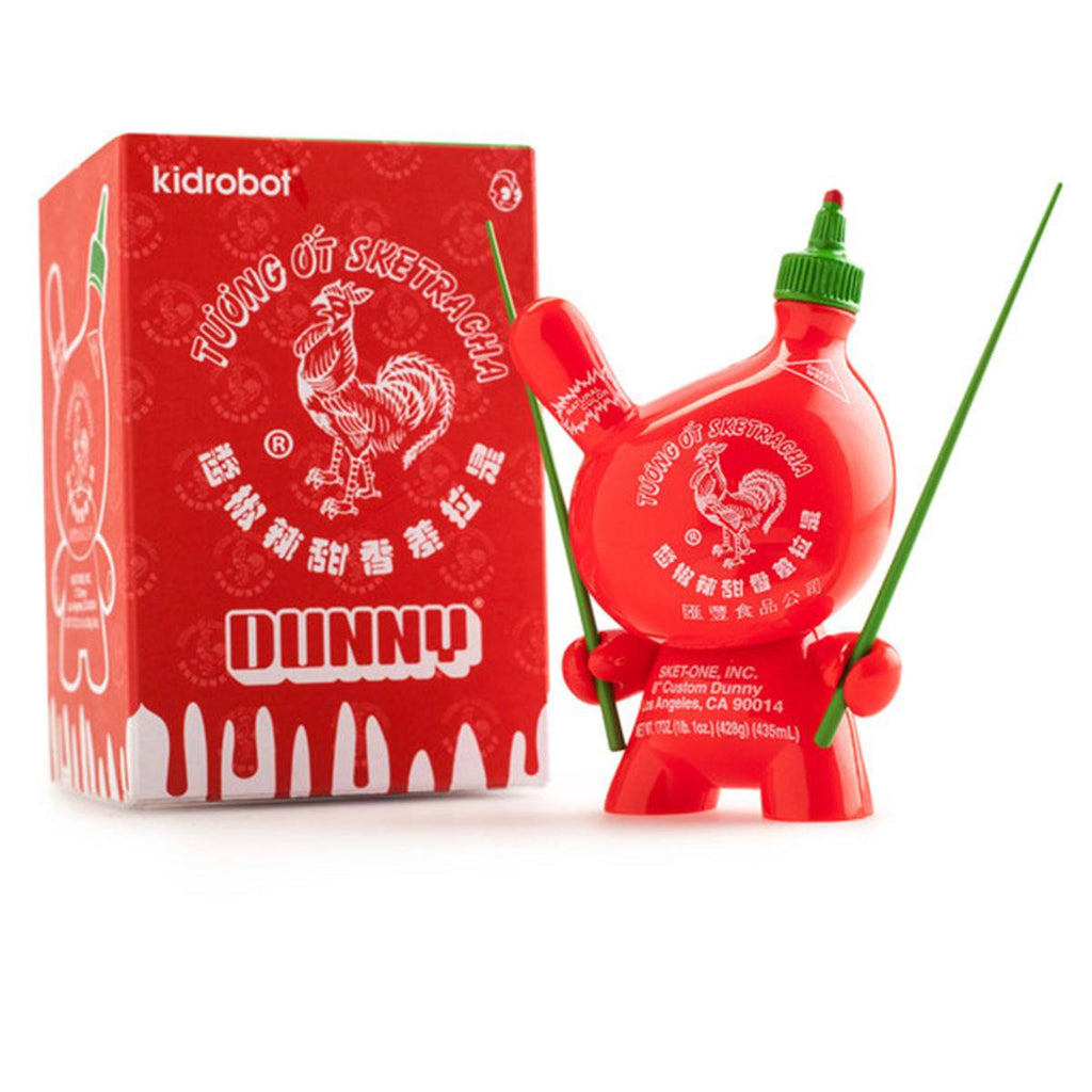 Kidrobot Dunny Sketracha Sket One Sriracha Vinyl Figure - Radar Toys