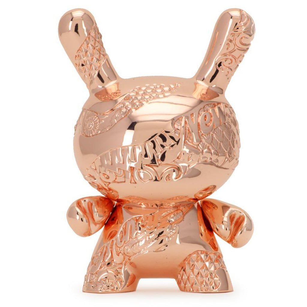 Kidrobot New Money Rose Gold Metal 5 Inch Dunny Figure - Radar Toys