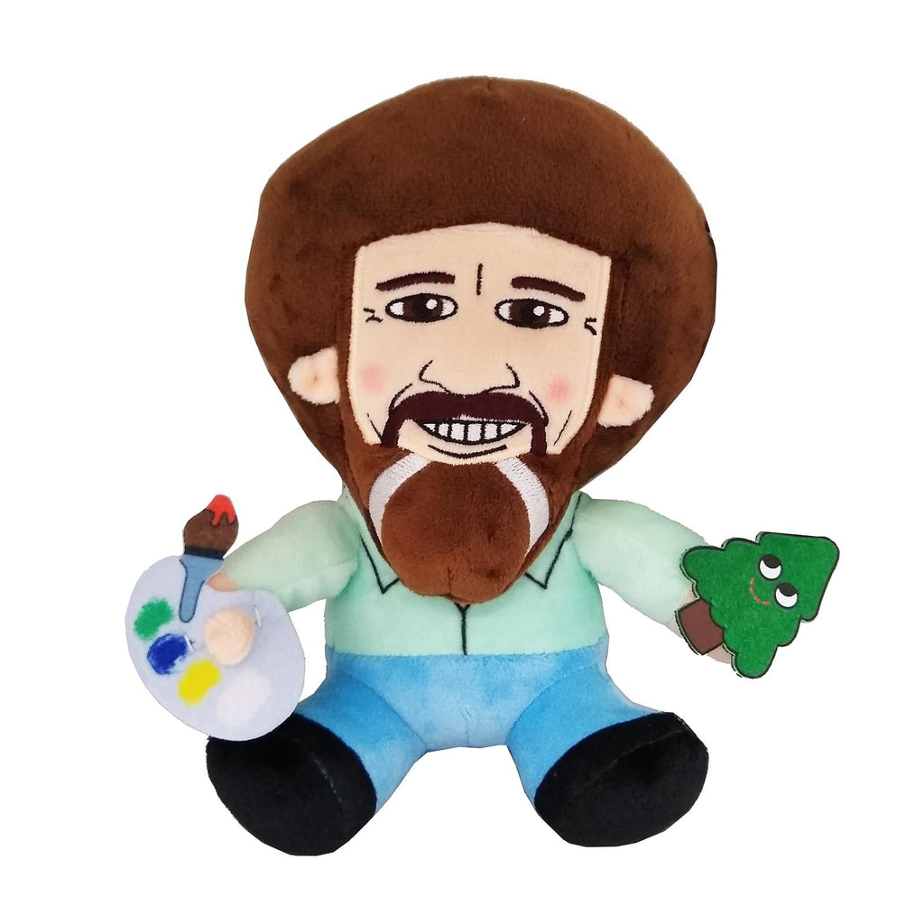 Kidrobot The Joy Of Painting Phunny Bob Ross Plush Figure