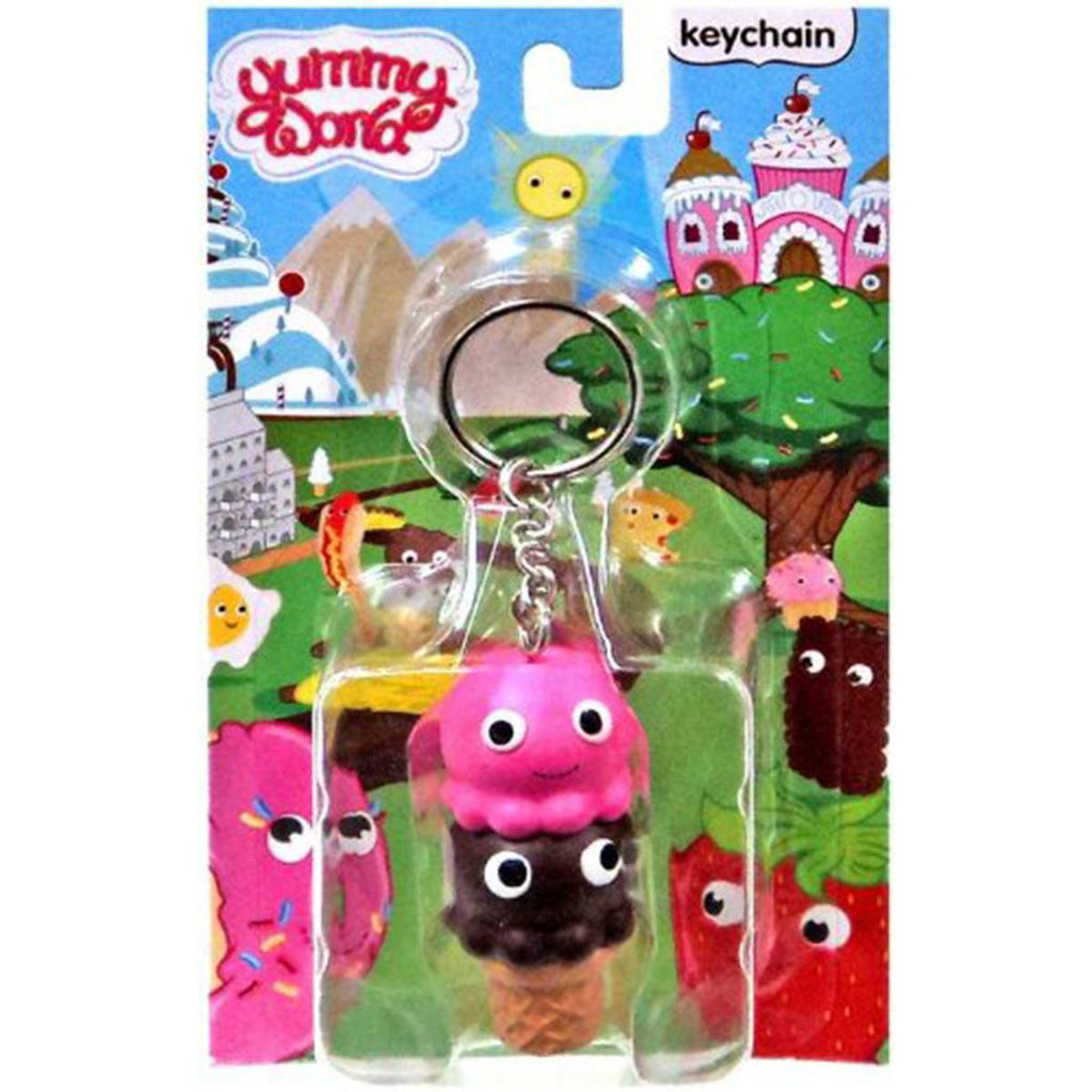 Kidrobot Yummy World Double Scoop Ice Cream Cone Vinyl Figure Keychain