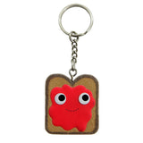 Kidrobot Yummy World Red Jam Toast Vinyl Figure Keychain - Radar Toys