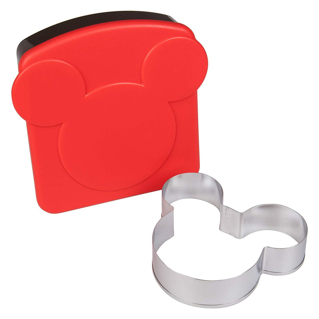 Disney Mickey Mouse Sandwich Container Cookie Cutter Set